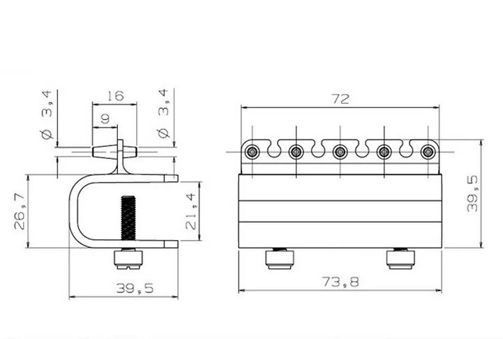 Acrylic 5-way Dosing Tube Holder - Image 3