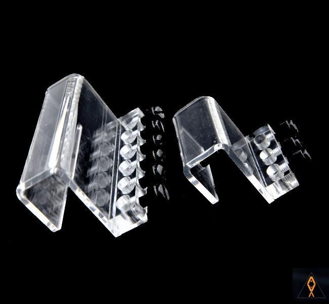 Acrylic 1/4" Dosing Tube Holder  - ALA