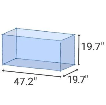 ADA 120-P (80 GAL) Rimless Low-Iron Cube Garden Aquarium - Aqua Design Amano - Image 2
