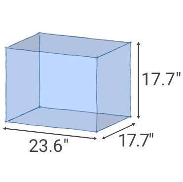 ADA 60-H(45) (32 GAL) Rimless Low-Iron Cube Garden Aquarium - Aqua Design Amano - Image 2