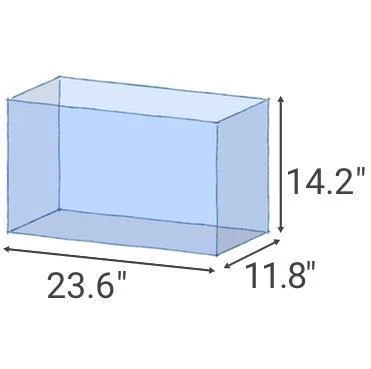 ADA 60-P (17 GAL) Rimless Low-Iron Cube Garden Aquarium - Aqua Design Amano - Image 2