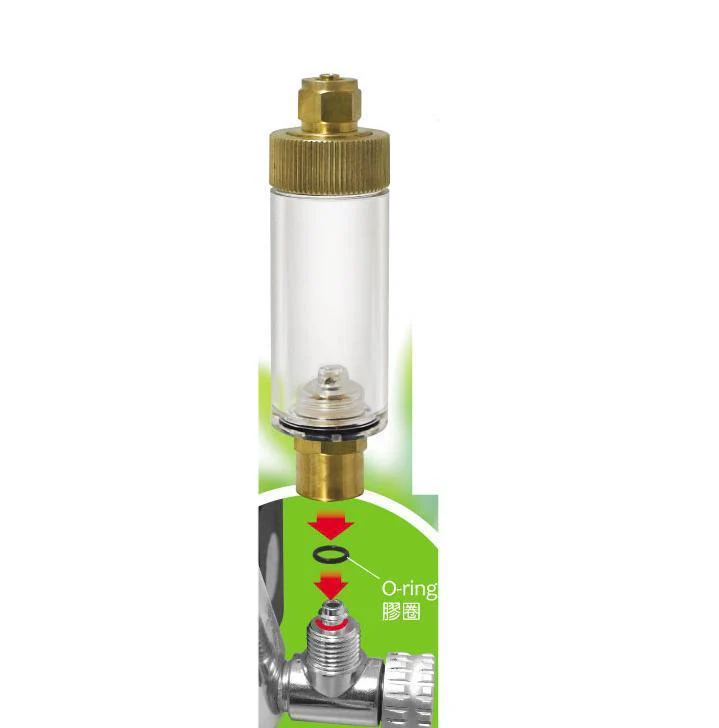 CO2 Brass Bubble Counter with Check Valve - UP Aqua - Image 3