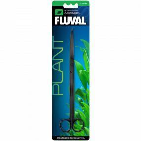 Double "S" Curved Black Stainless Steel Scissors - Fluval - Image 2