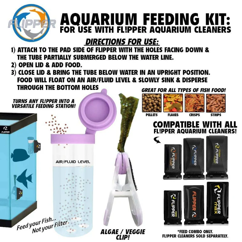 Flipper Feed Aquarium Feeding Kit - Flipper - Image 2