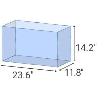 Luminous (17 GAL) Rimless Glass Aquarium - Mr. Aqua
