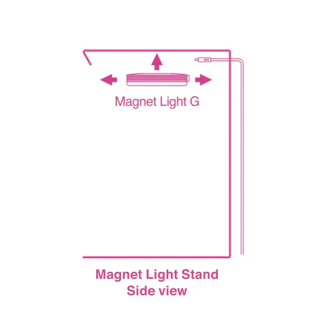 Magnet Light LED Stand - DOOA - Image 10