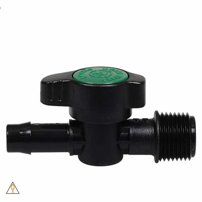 Micro Ball Valve with Barb x Thread Fittings - Two Little Fishies