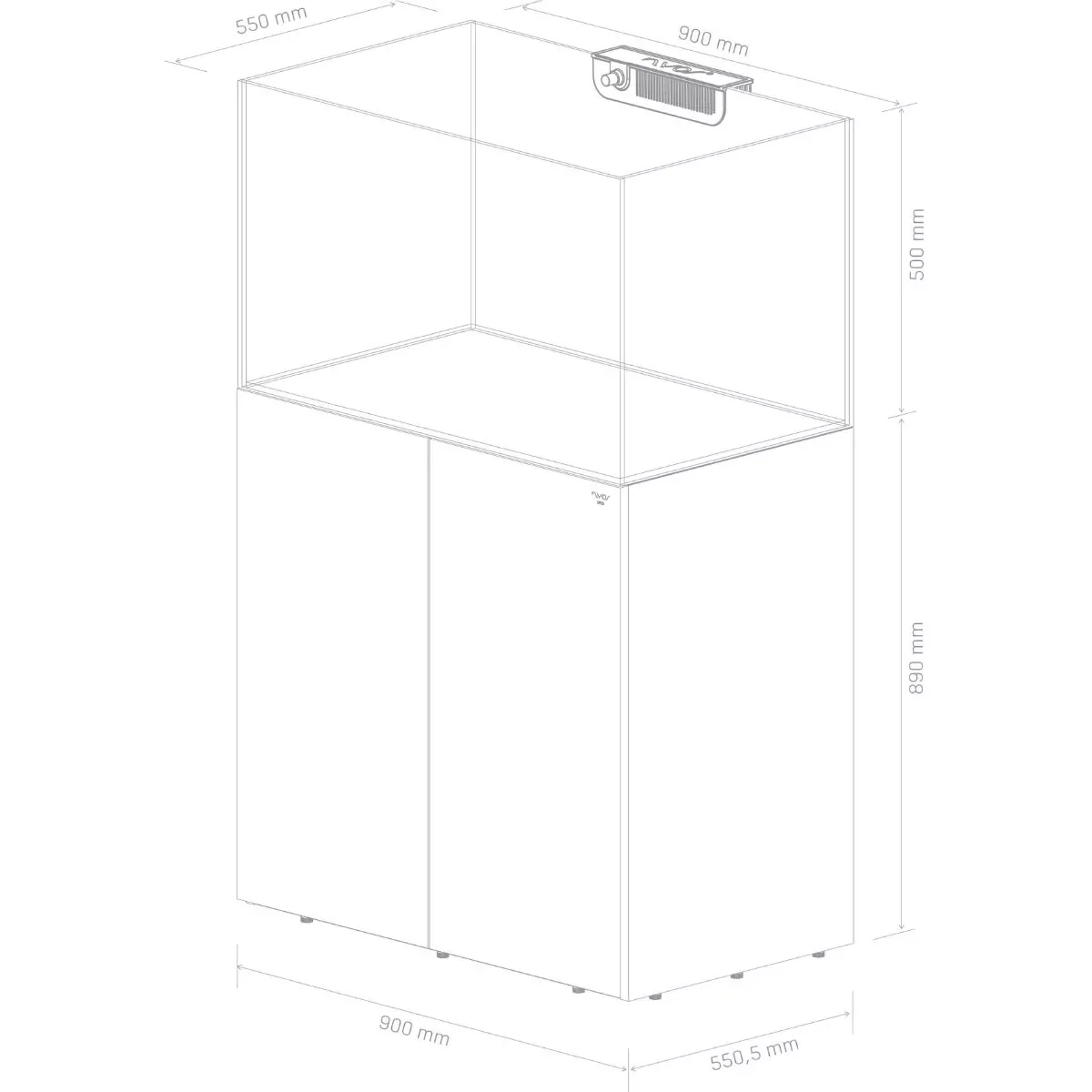 Opus G2 300 Aquarium System - Nyos - Image 7