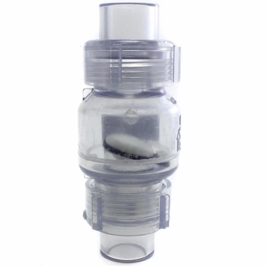 PVC Double Union Clear Check Valve - Image 3