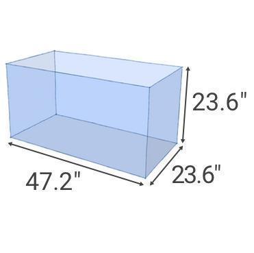UNS 120U Ultra Clear Rimless Aquarium (114 GAL) - Ultum Nature Systems - Image 2